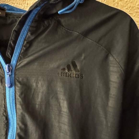 Adidas Mens Multicolor Full Zip Windbreaker - Picture 3 of 7